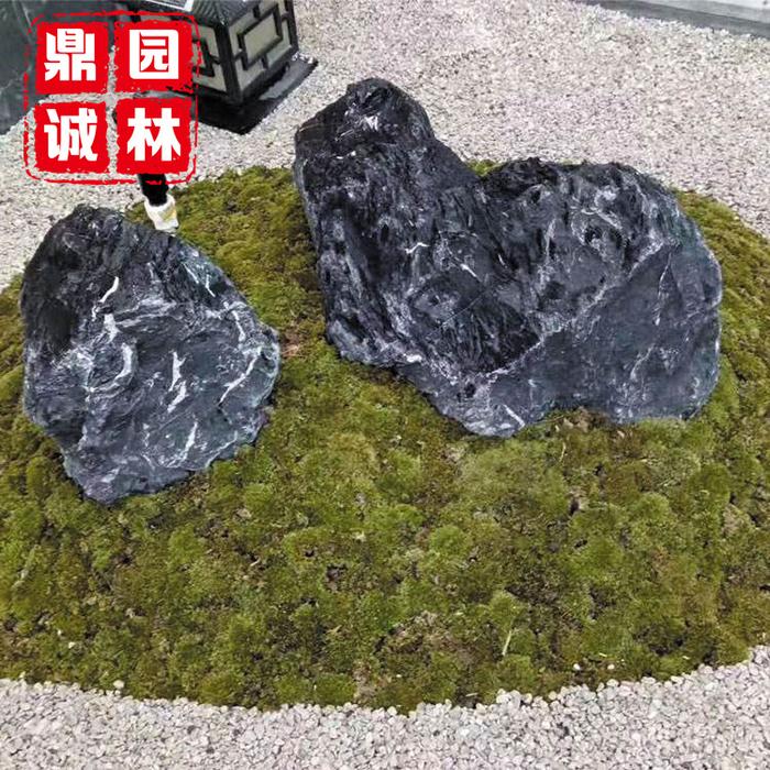黑山石 庭院草坪的點睛之筆與異形造景的藝術